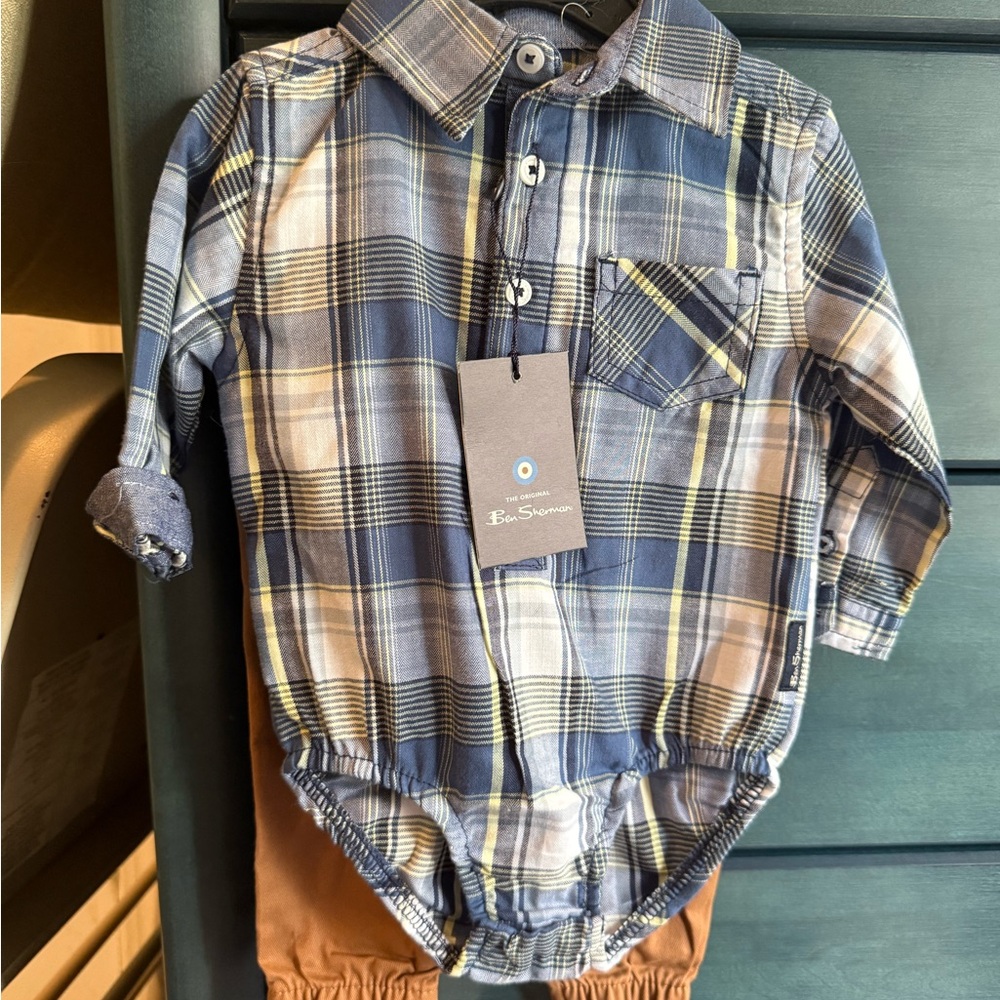 Baby Boys Brand New Ben Sherman Outfit 3/6month